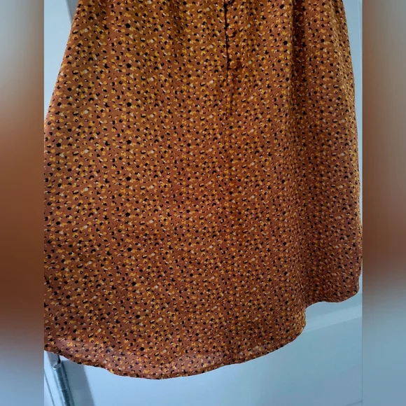 LOFT Orange Floral Sleeveless Camisole Top Meduim - Picture 5 of 5